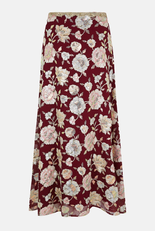 Anais Skirt Bordeaux