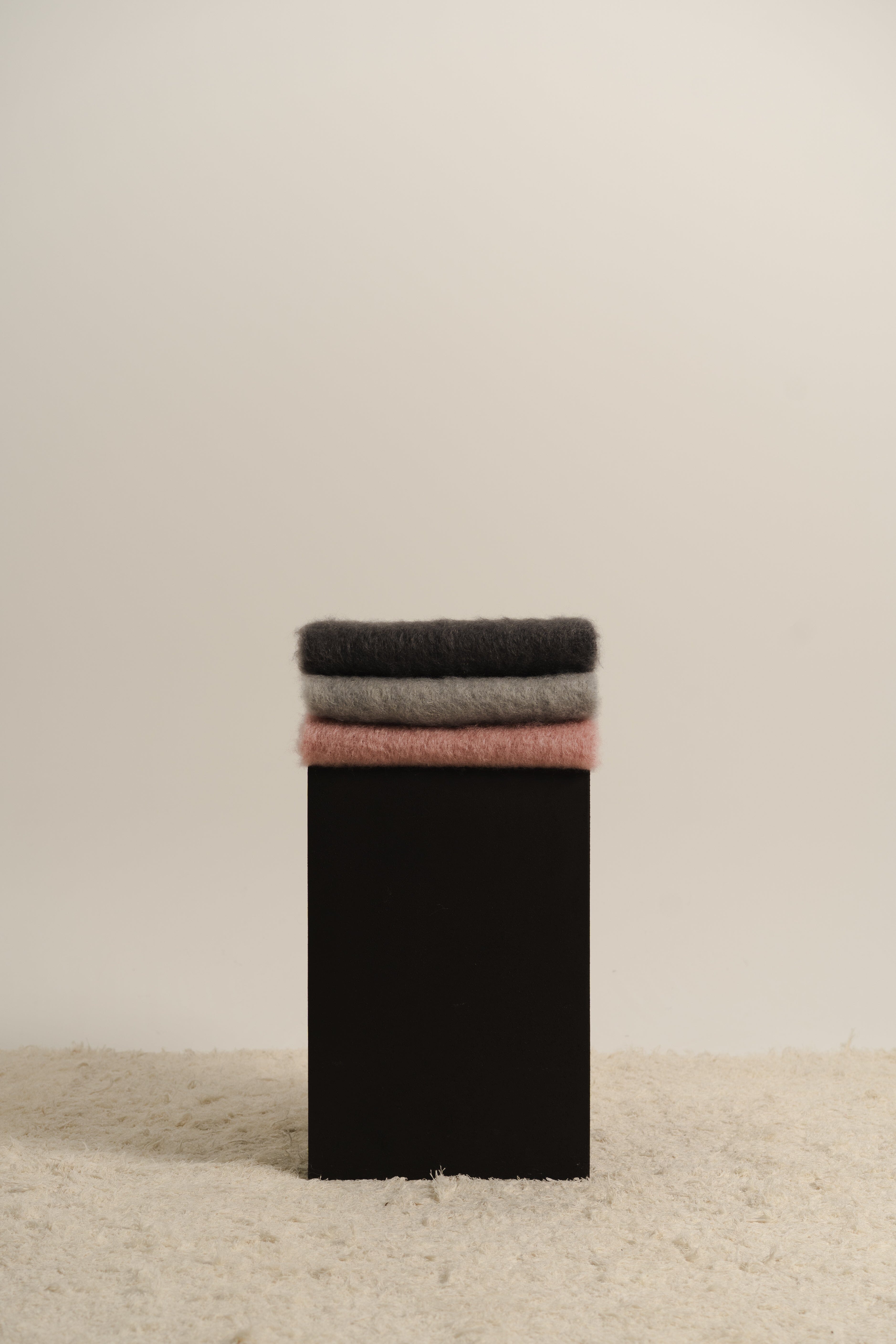 Ballet Pink Mohair Scarf