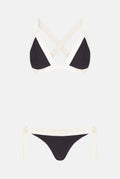 BIKINI TOP TRIANGLE ISLA GRIS