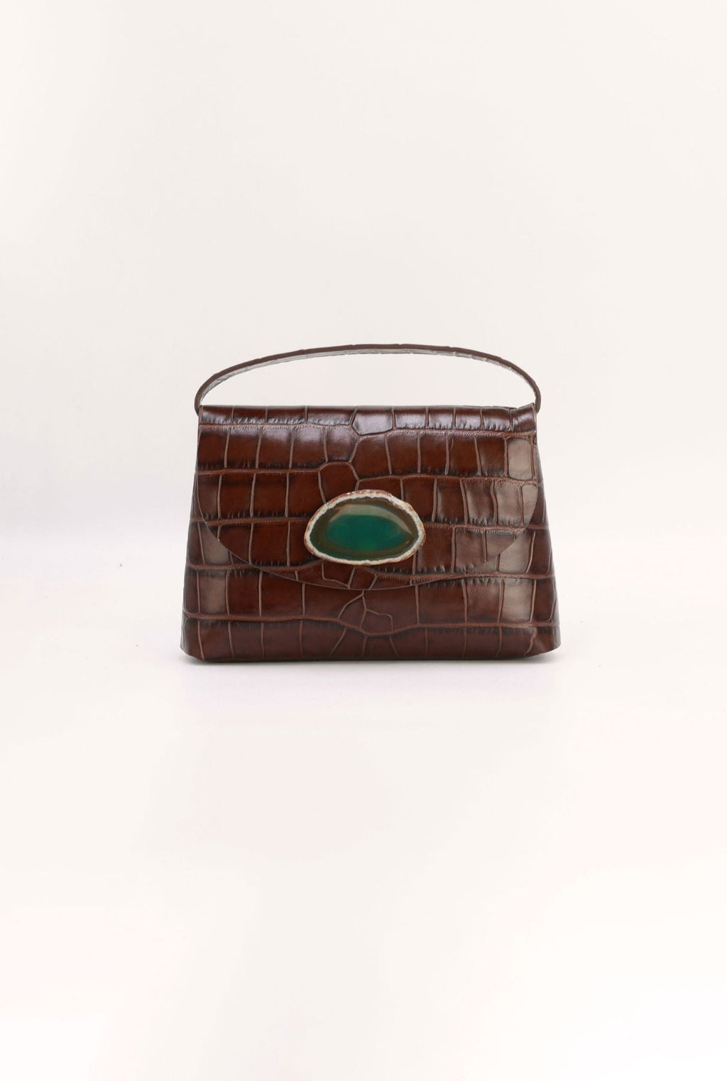 Bolso Ori Coco Marrón Ágata Verde