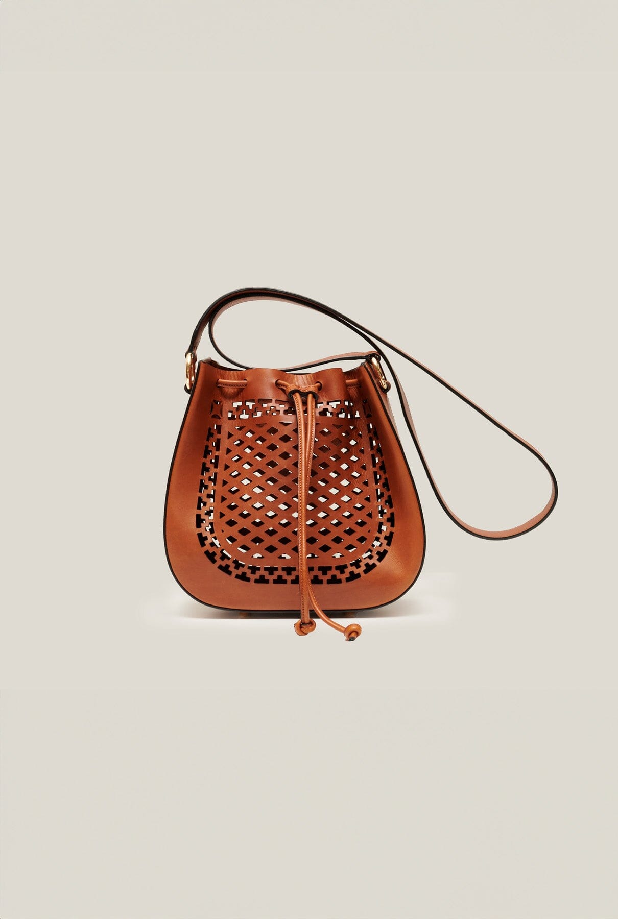 Bolso Tonneau Marrón