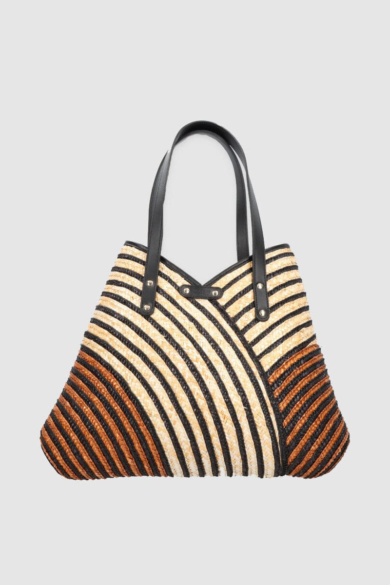 Bolso Tote Maxi Petalo tricolor