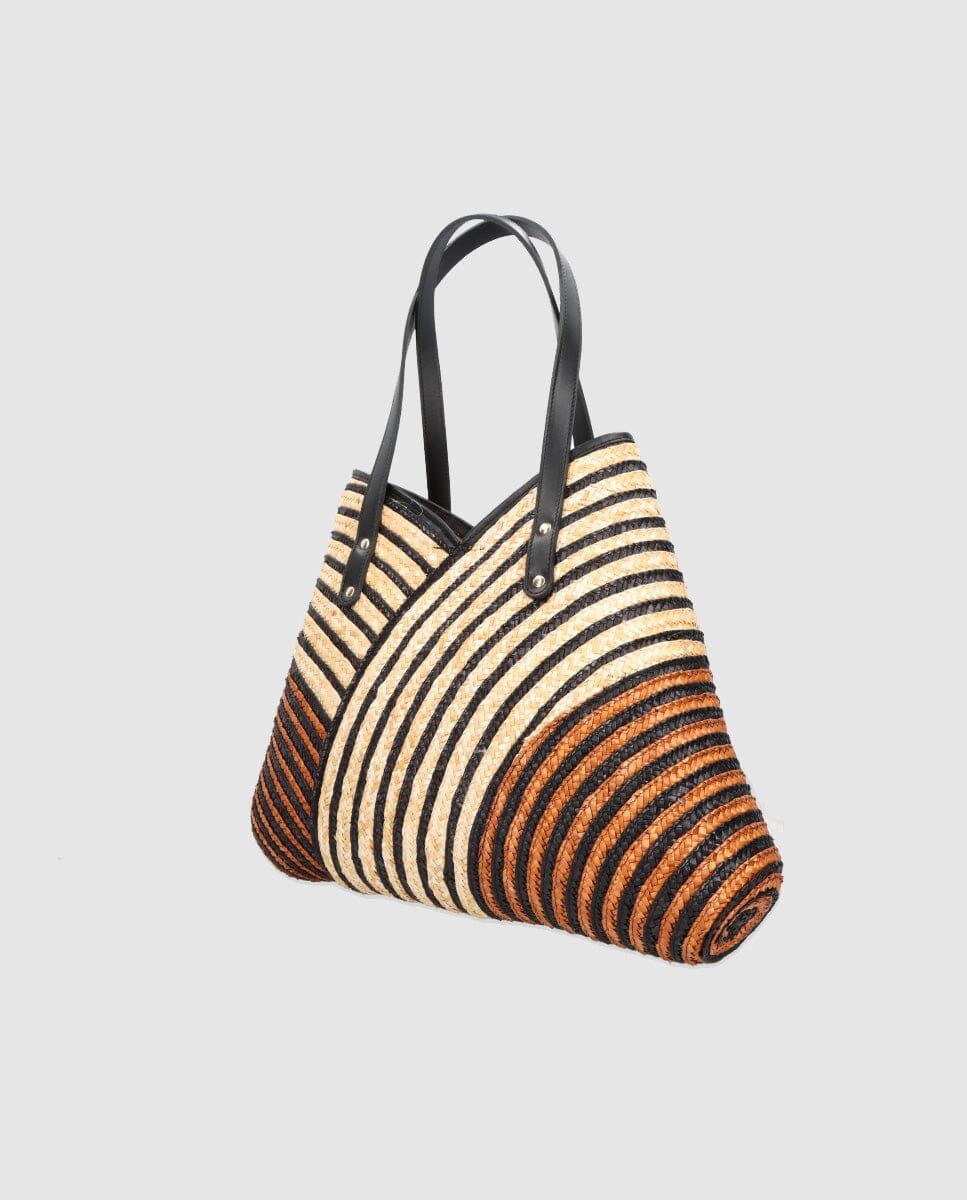 Bolso Tote Maxi Petalo tricolor