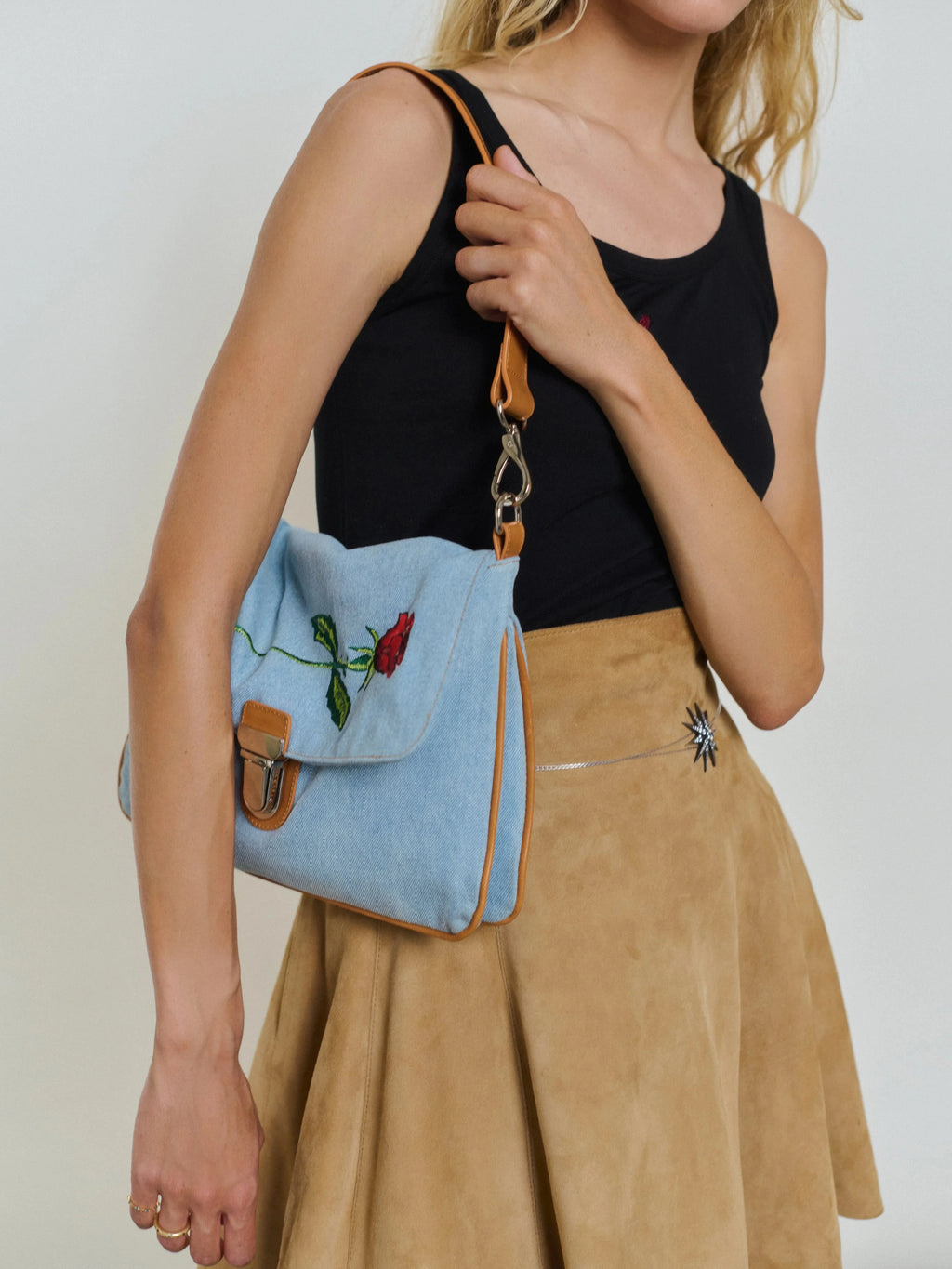 Bolso Vaquero de la rosa