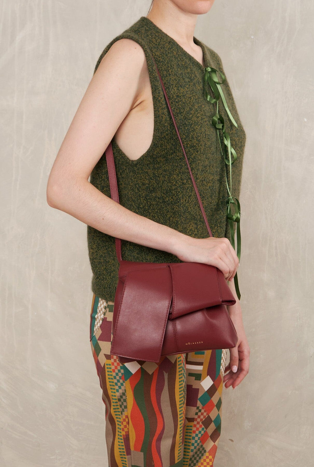BOW BAG | BURGUNDY
