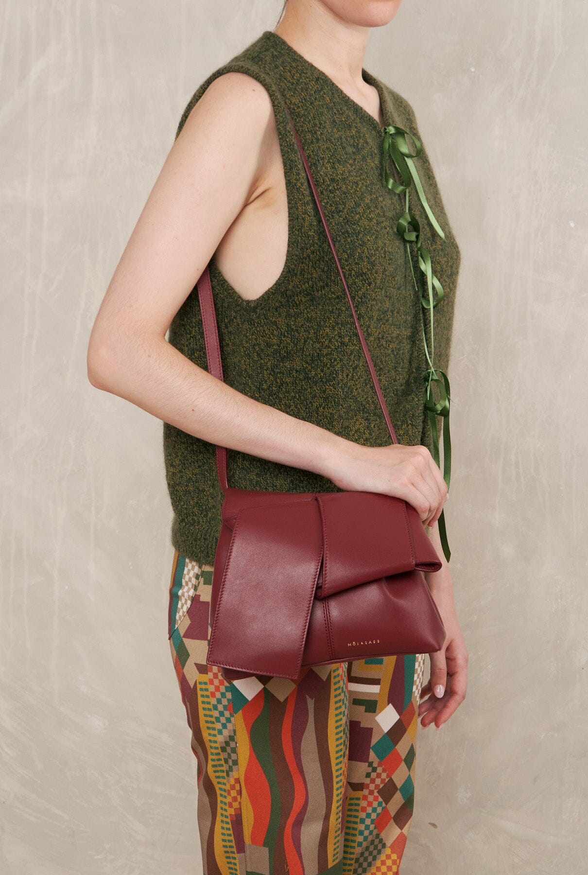 BOW BAG | BURGUNDY