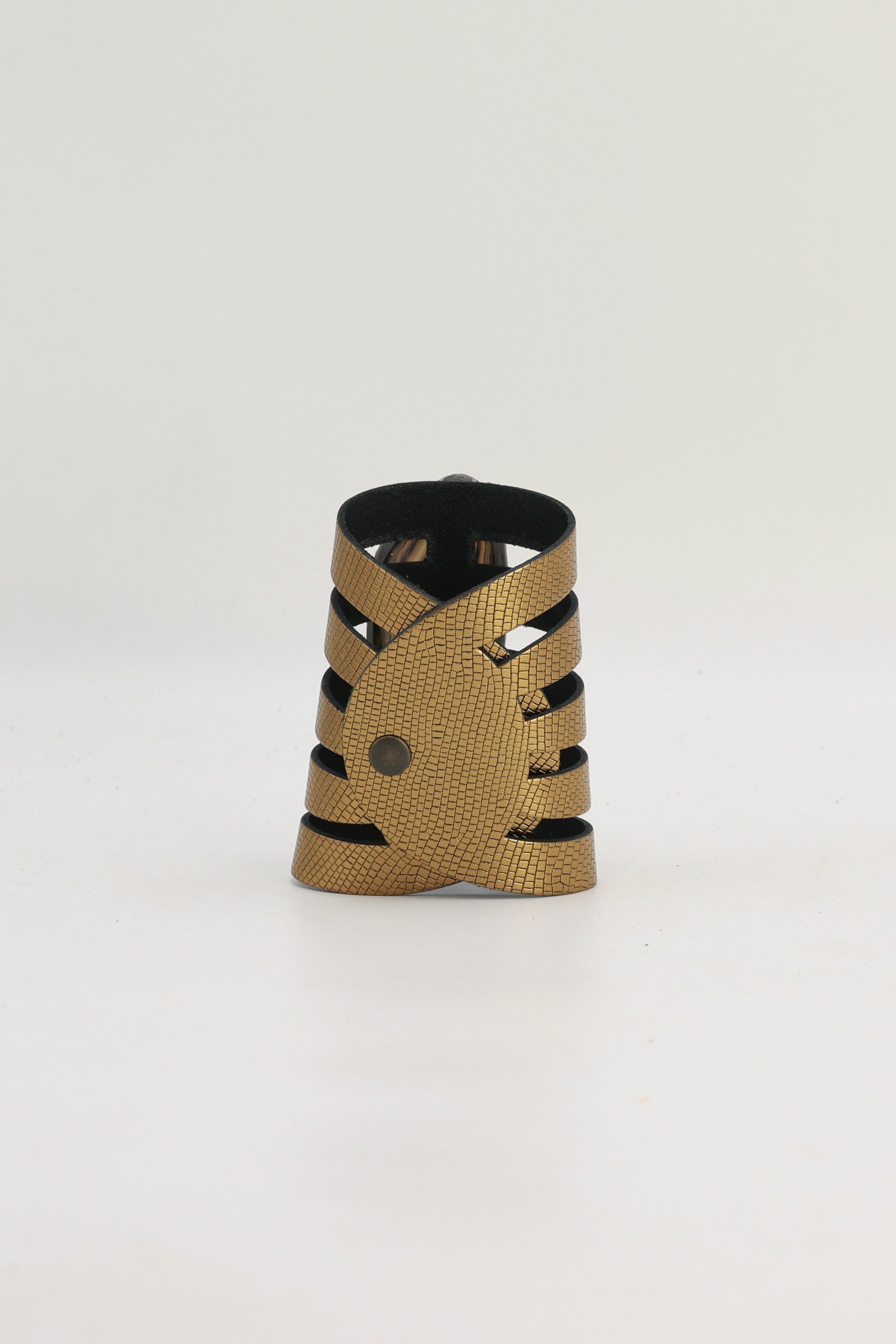 Brazalete Sol Dorado Ágata Azul
