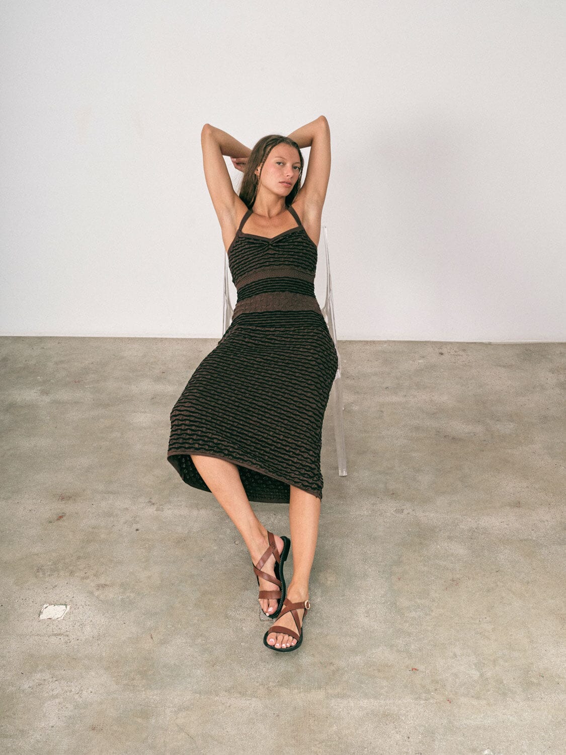 Cadaques Dress Brown