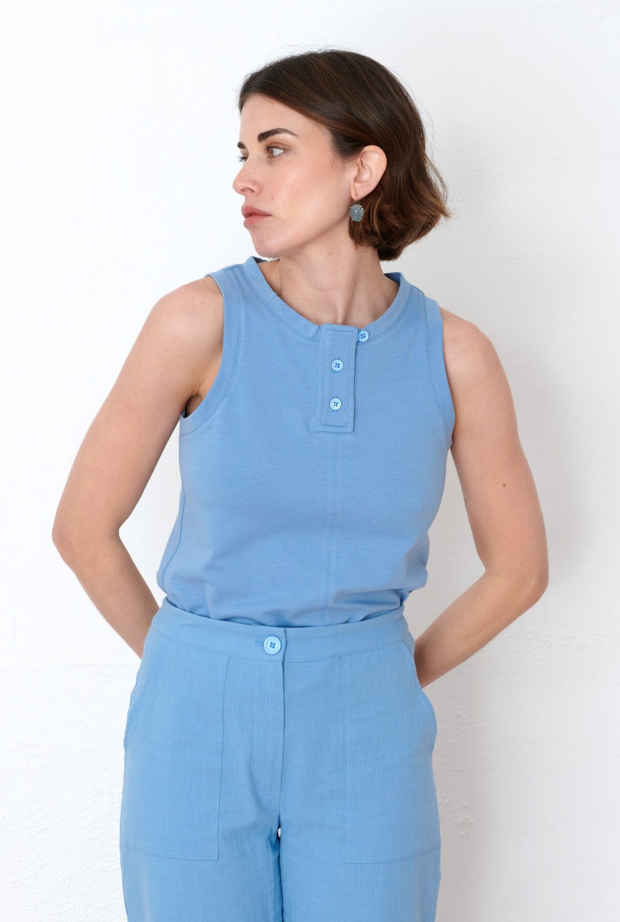Camiseta Cristina azul