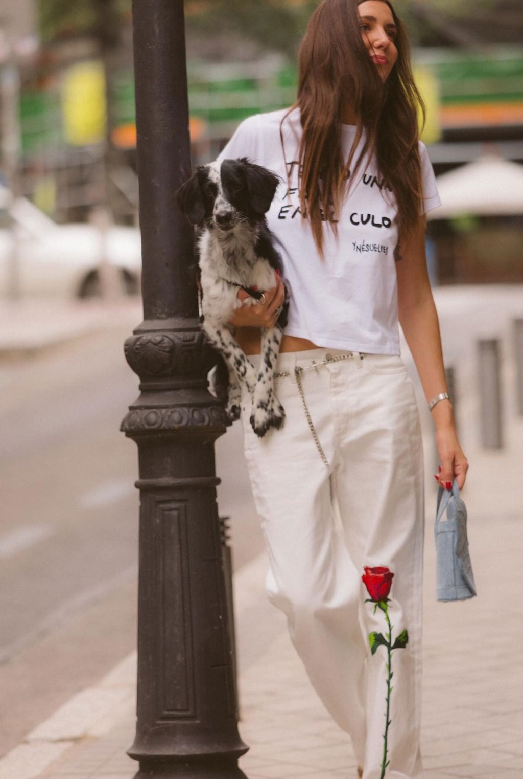 Camiseta tengo una flor en el culo