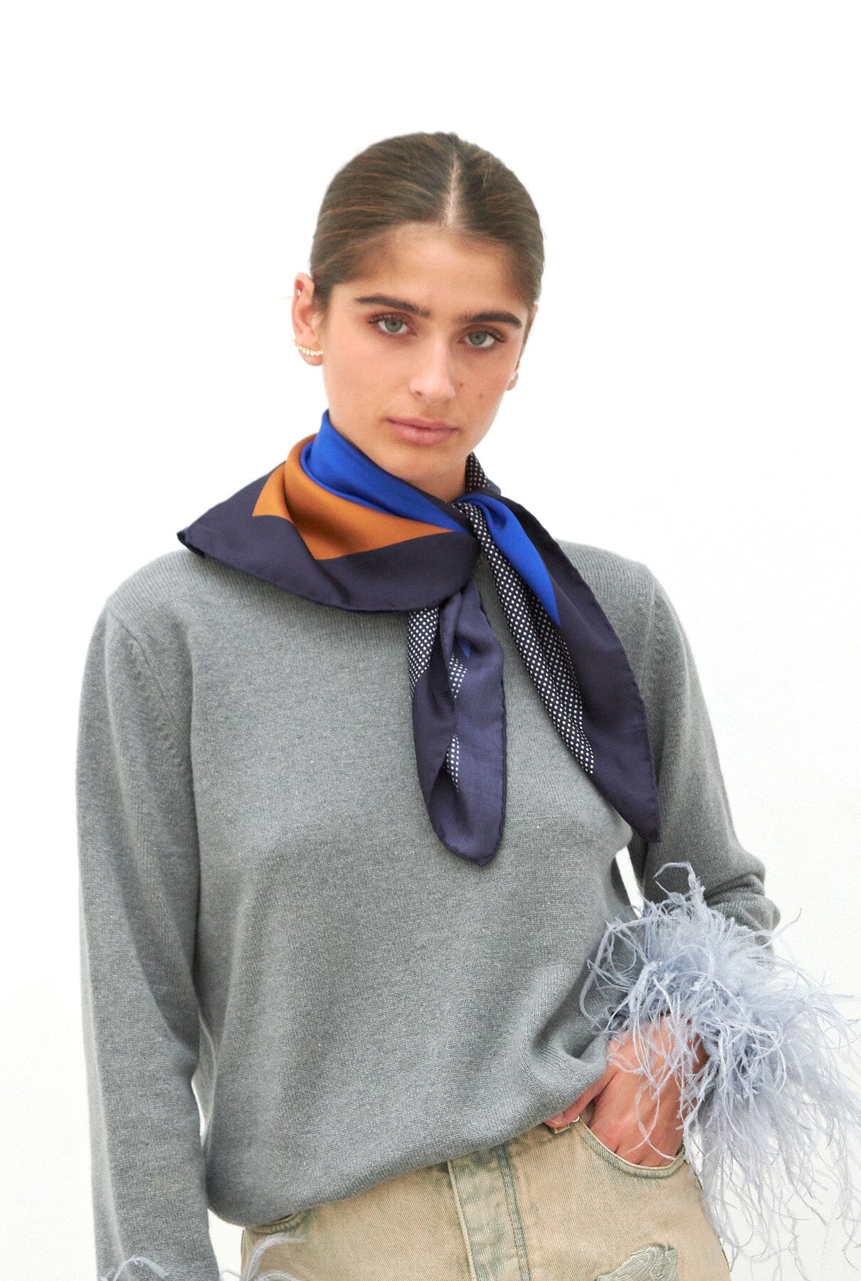 Carolina scarf royal blue