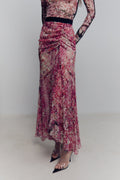 Chiffon Midi Skirt