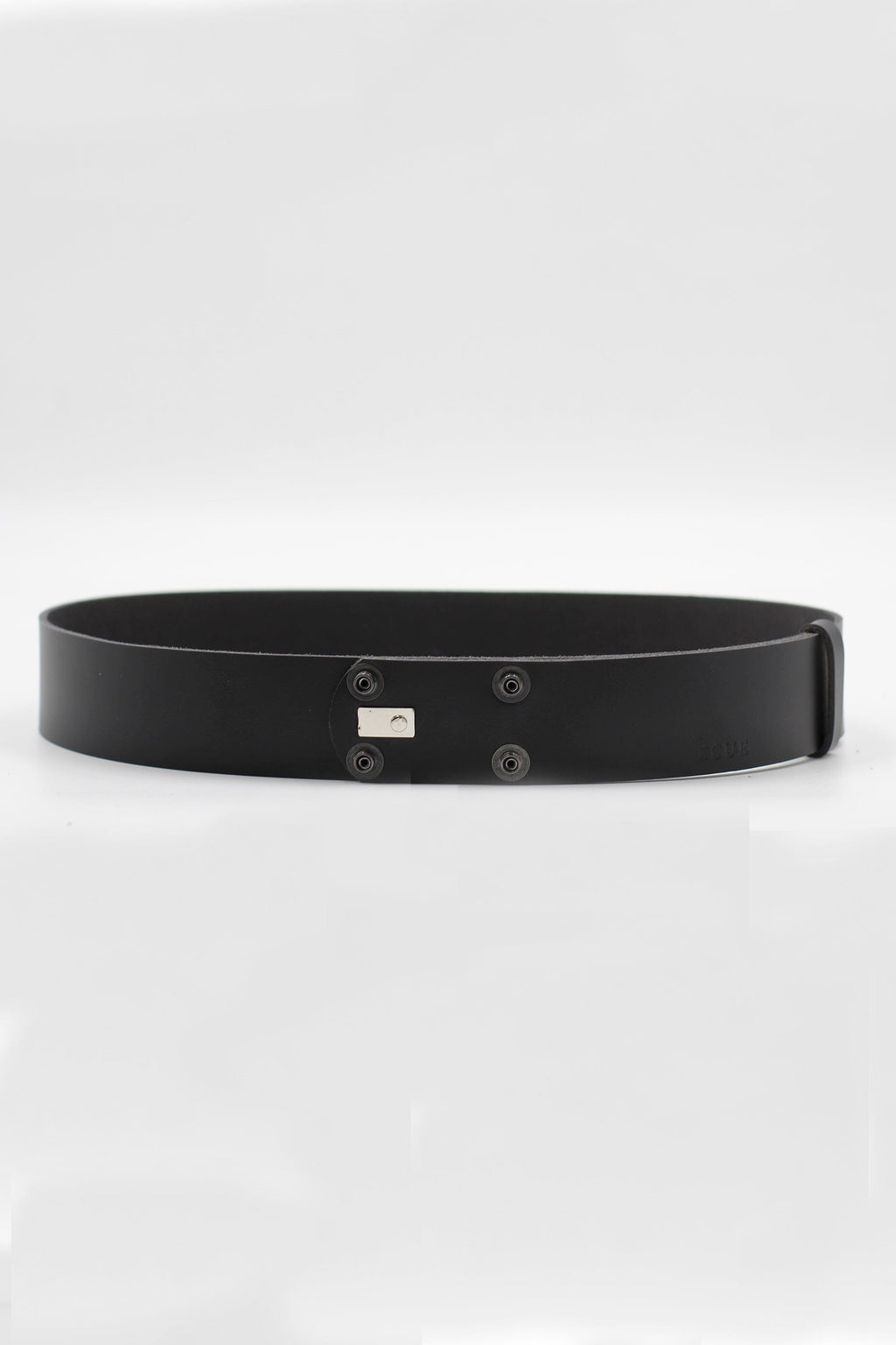 Cinturón Jeans Negro - Asta Ovalada