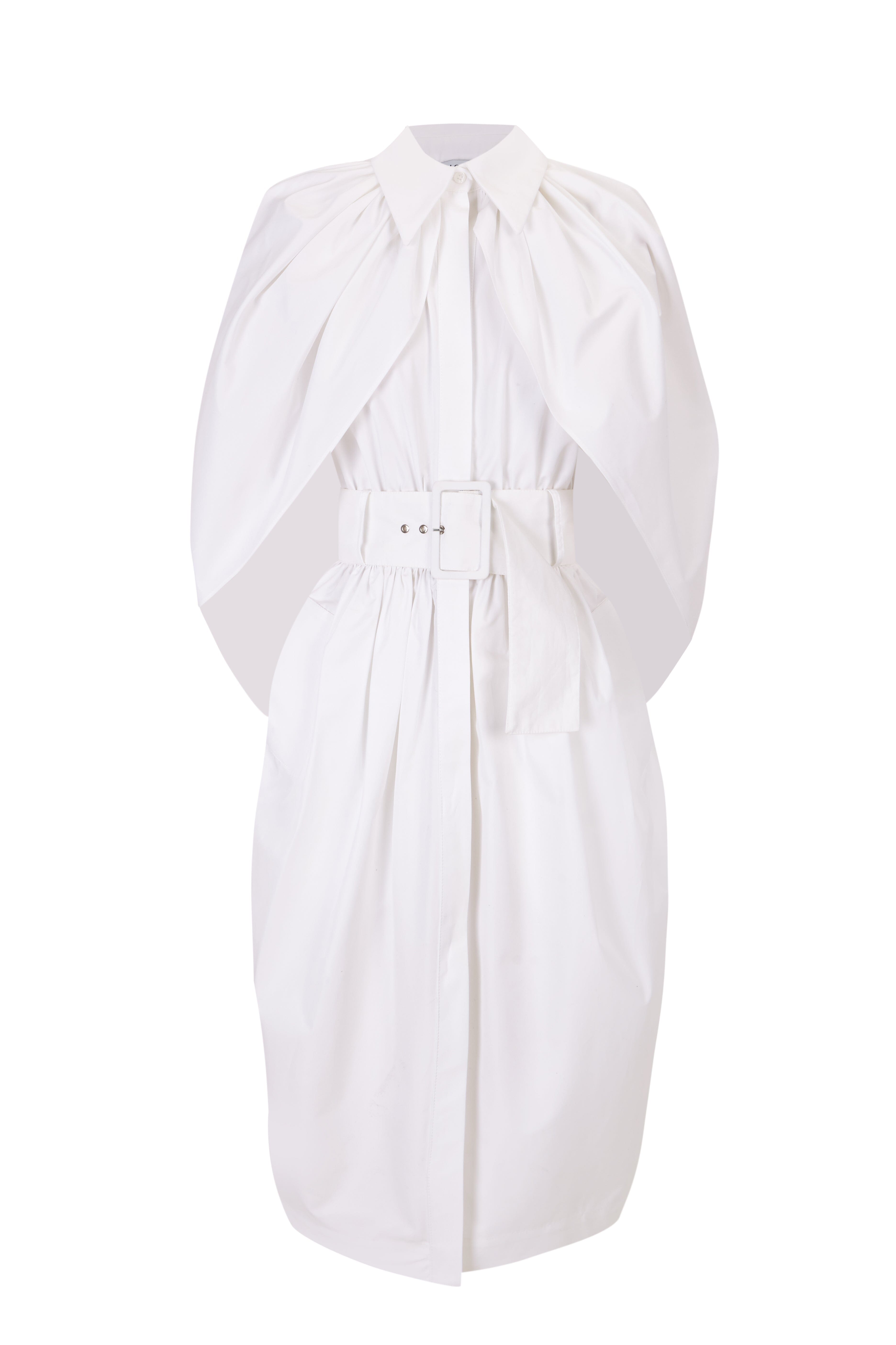Cocoon Poplin Dress