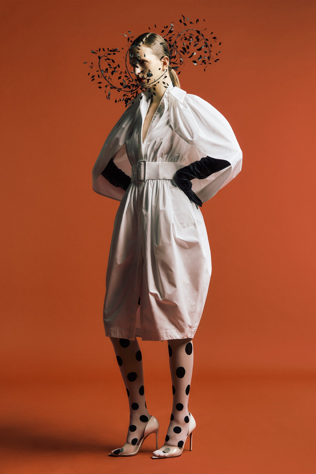 Cocoon Poplin Dress