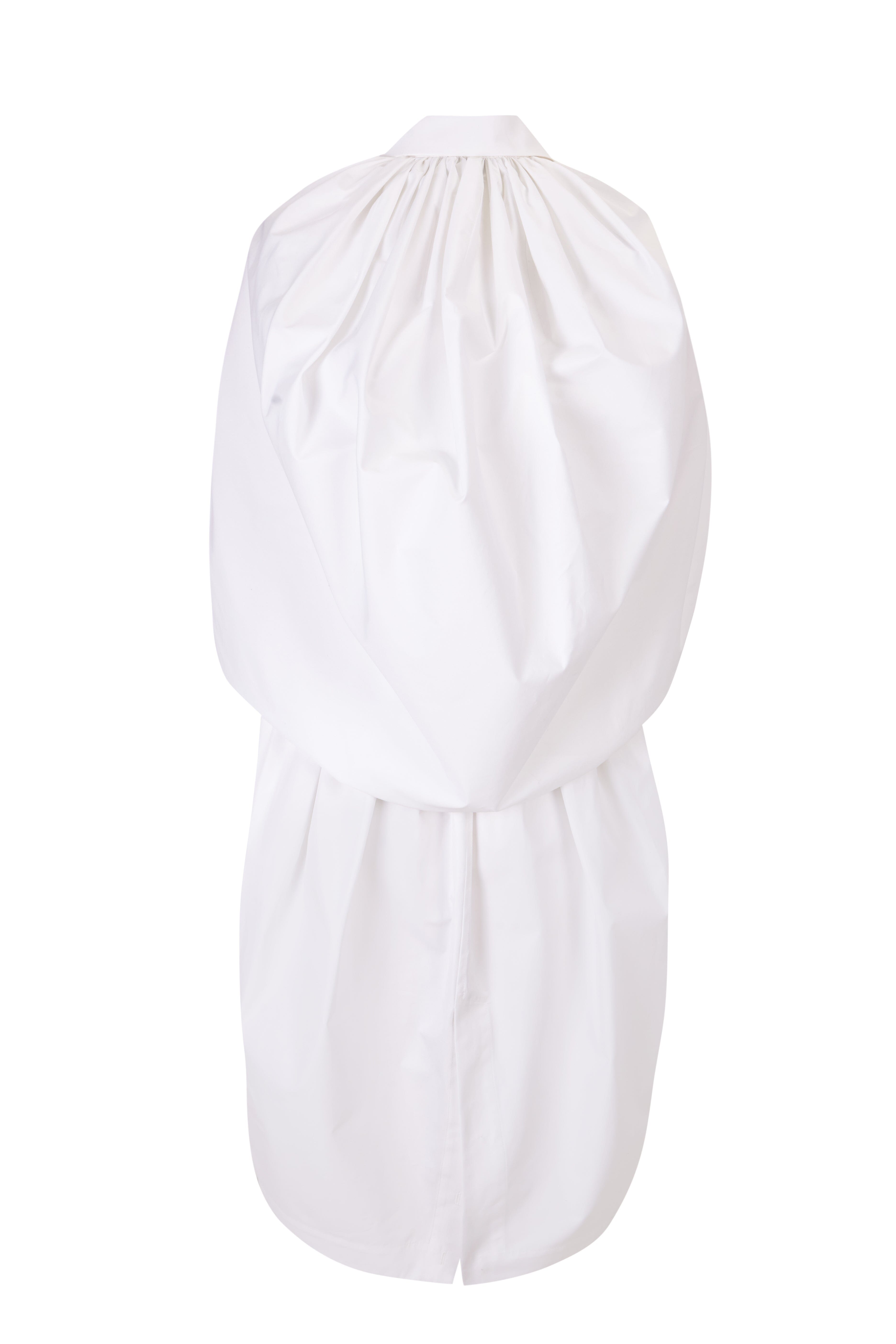 Cocoon Poplin Dress