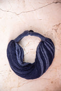 COLLAR LANA BICOLOR AZUL VAQUERO/ MARINO
