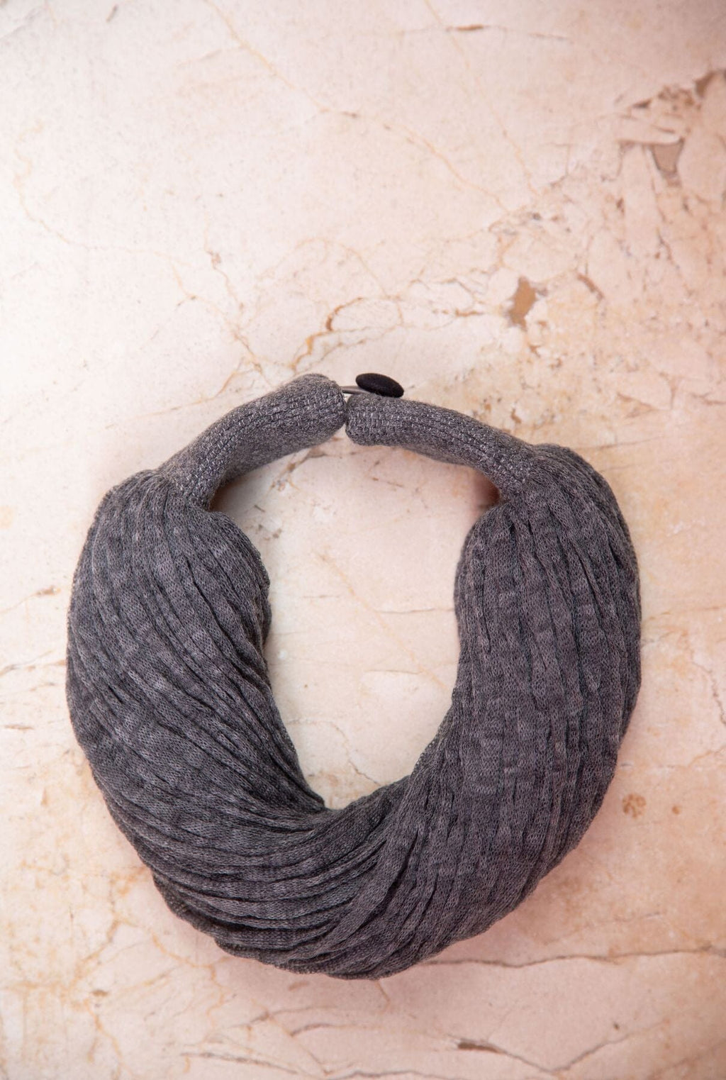COLLAR LANA GRIS MELANGE