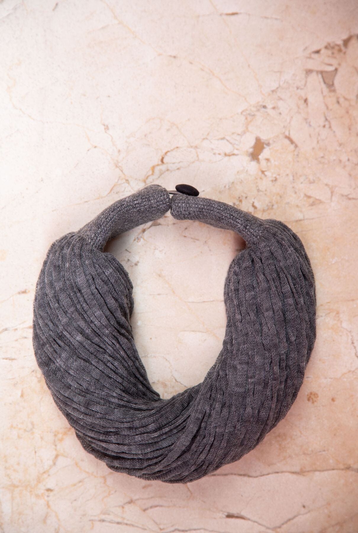 COLLAR LANA GRIS MELANGE