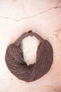 COLLAR LANA MARRÓN MELANGE