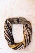 COLLAR SEDA NEGRO/ CAMEL/ ORO/ BEIGE