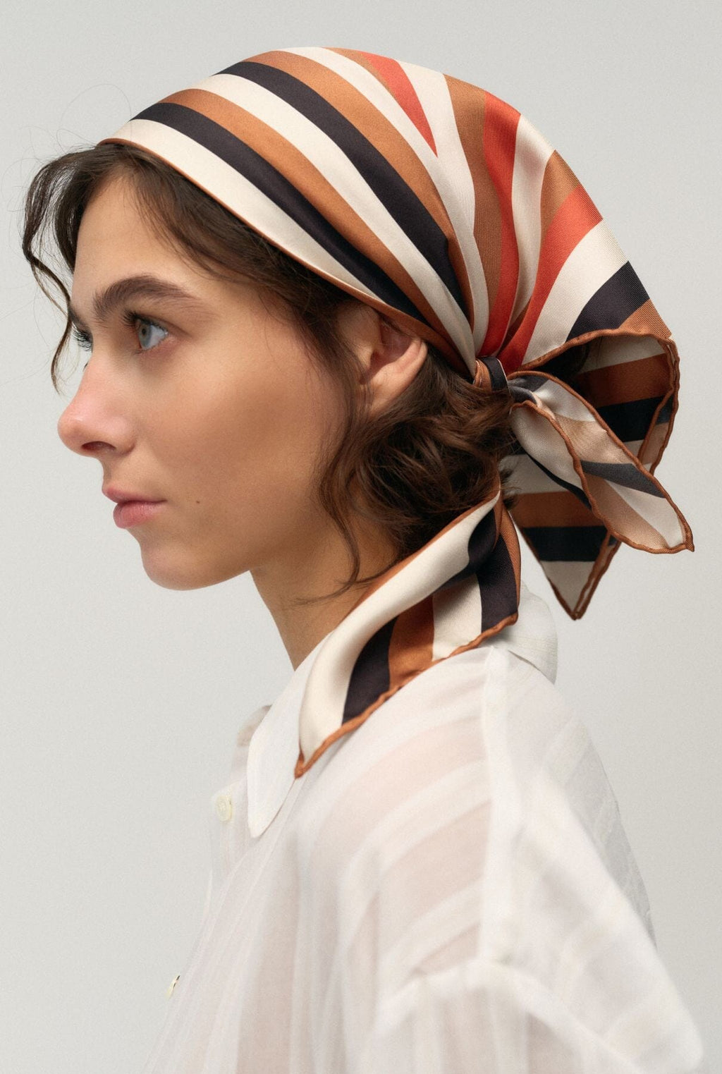 Diagonal Stripe orange