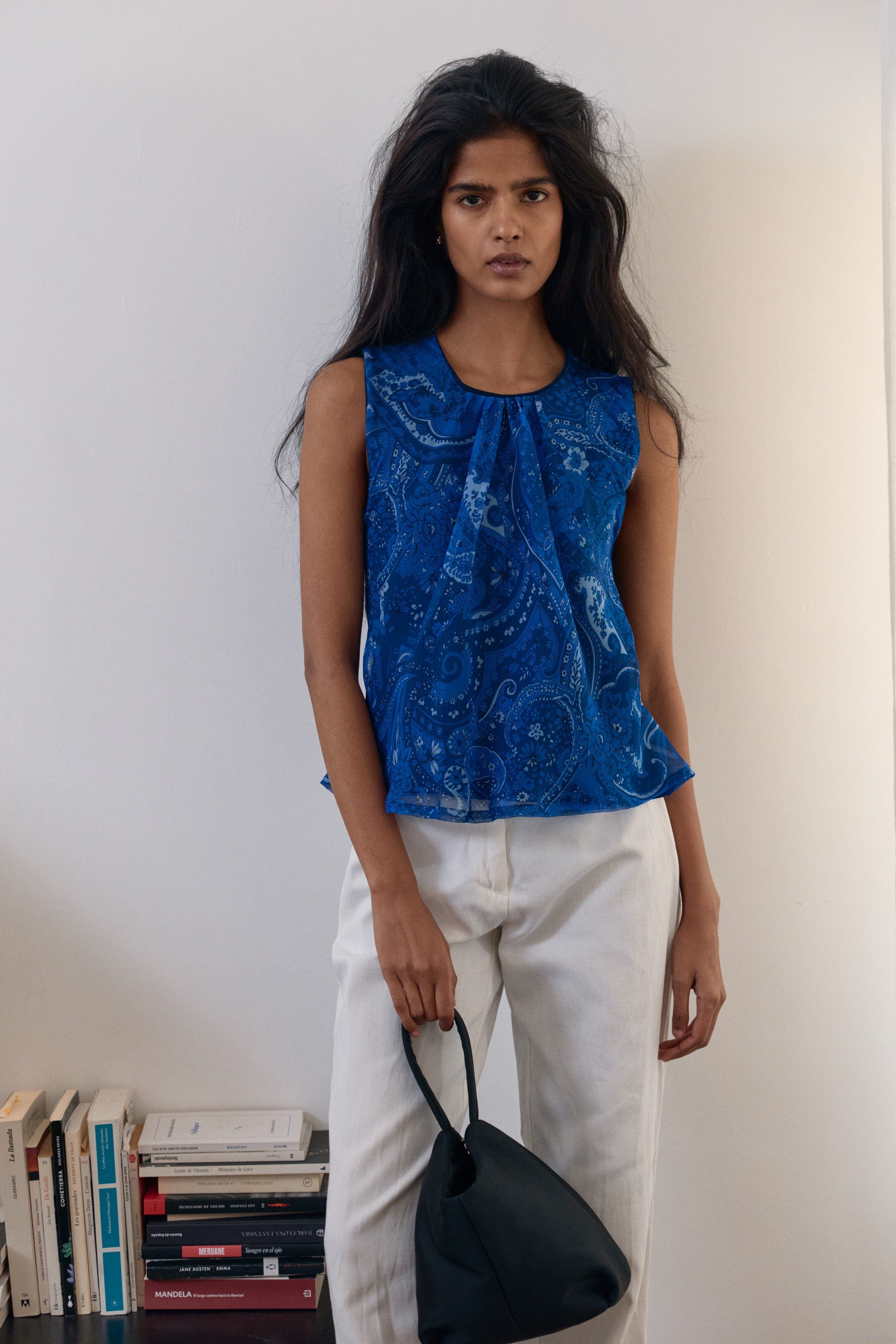 Elia Top Navy