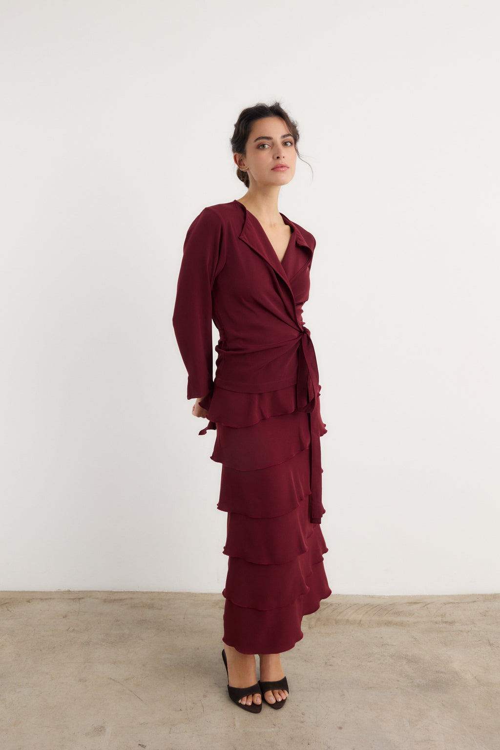 Falda Lupe Granate - Preorder