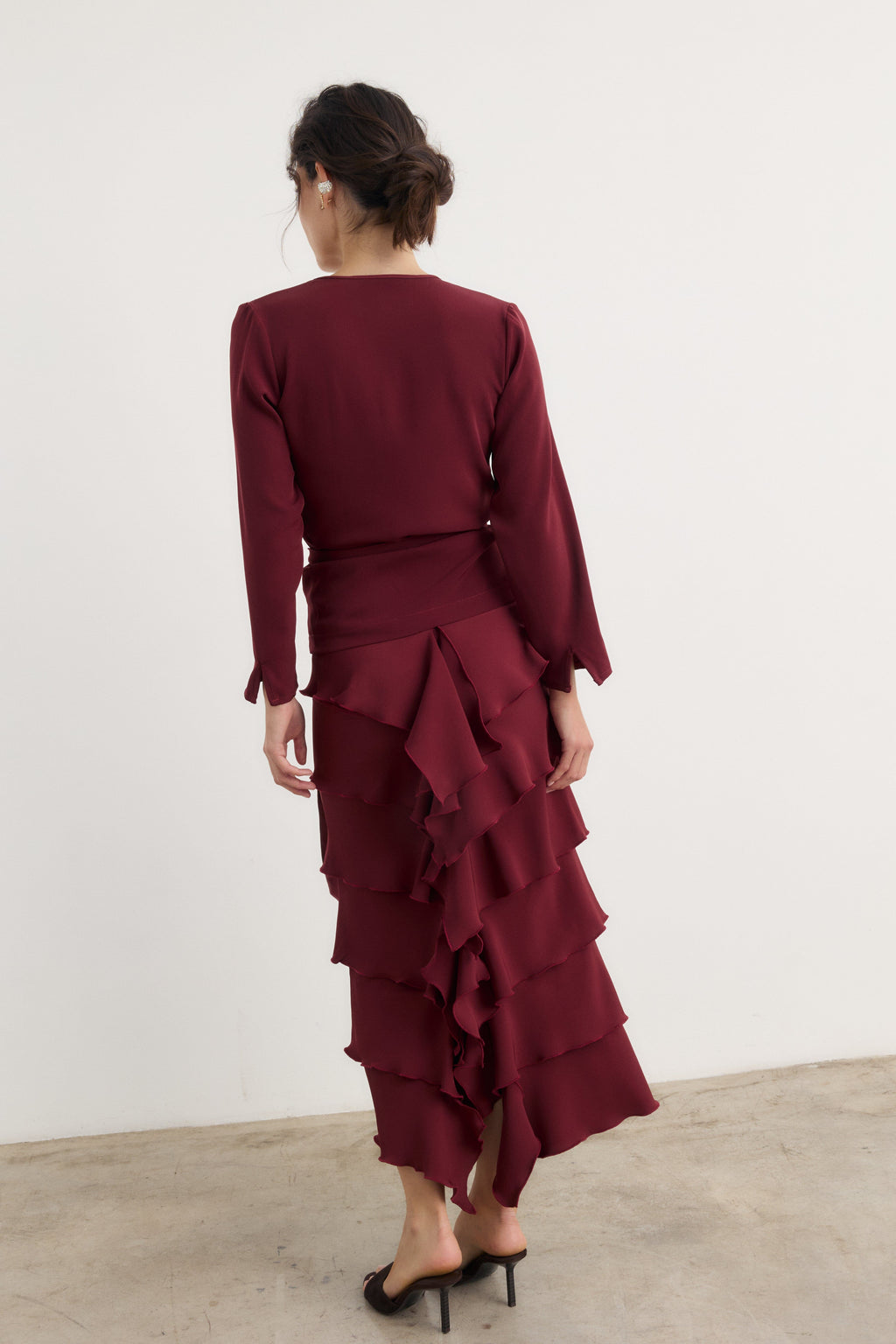Falda Lupe Granate - Preorder
