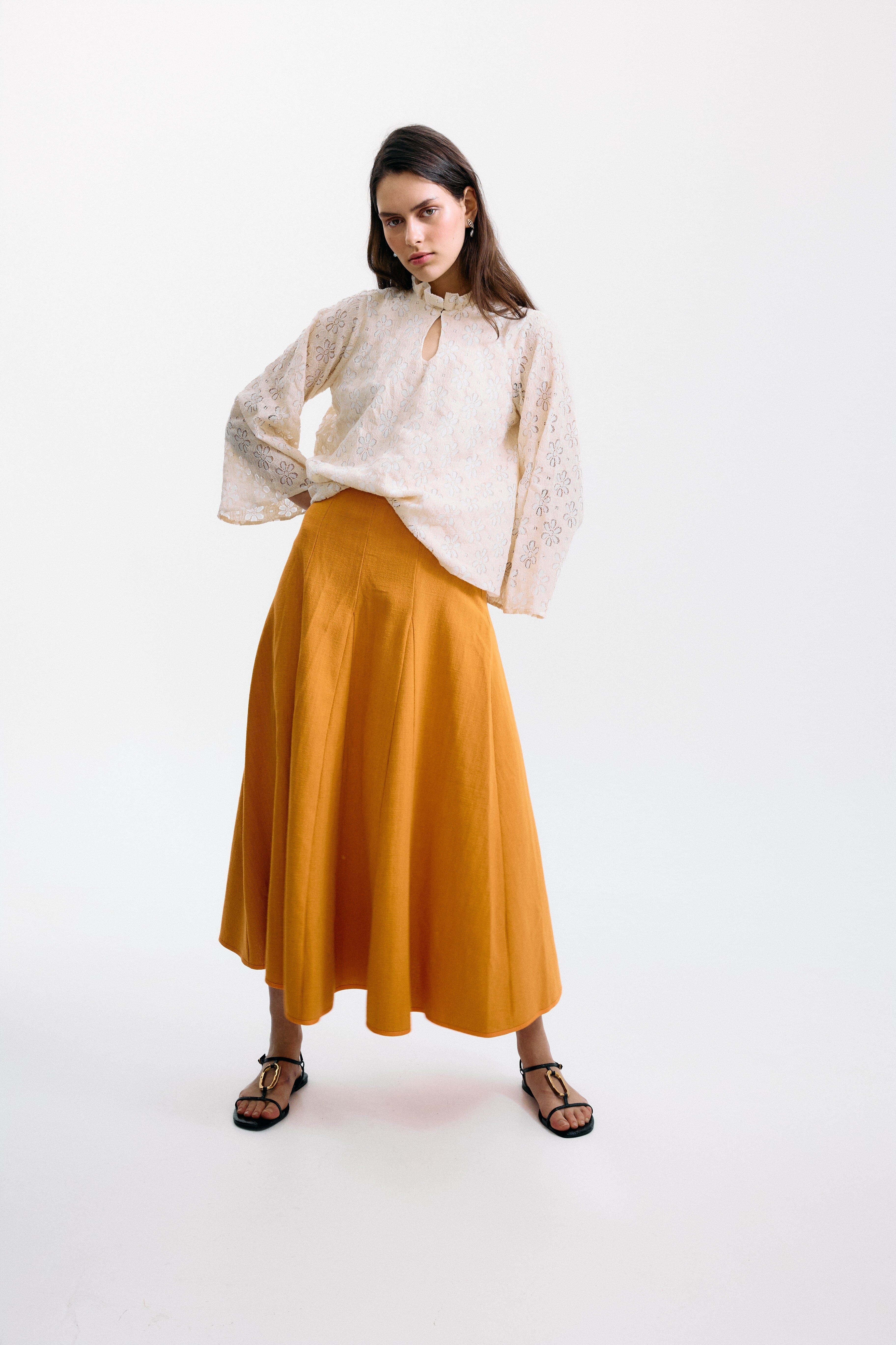 Falda Ora D`Oro Naranja