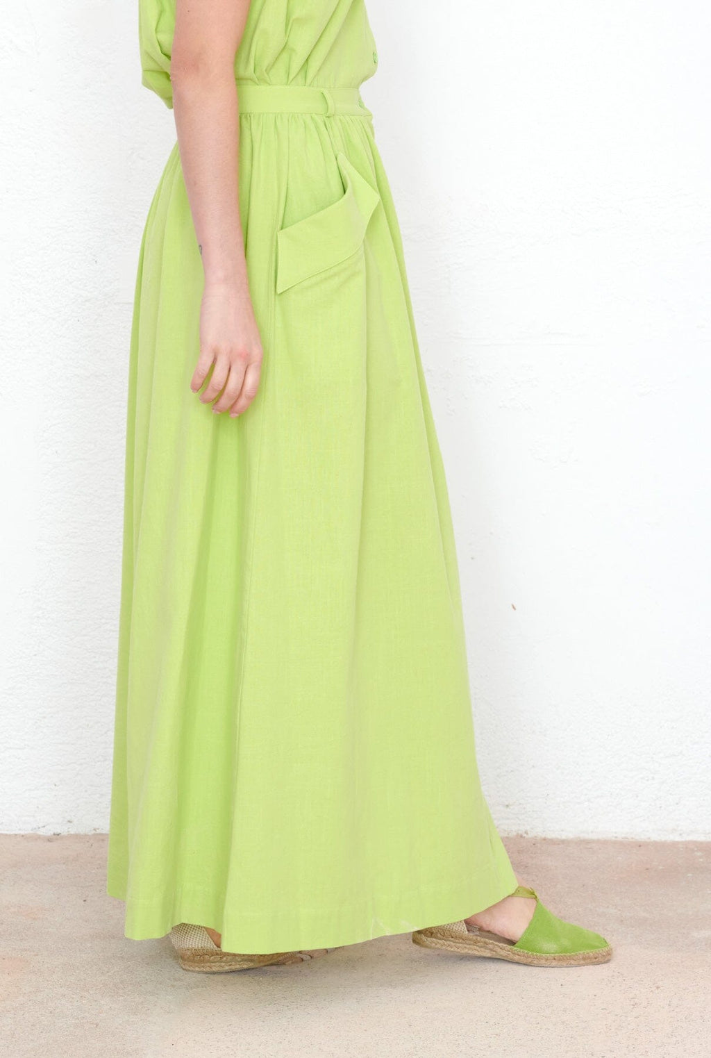 Falda Rosario verde