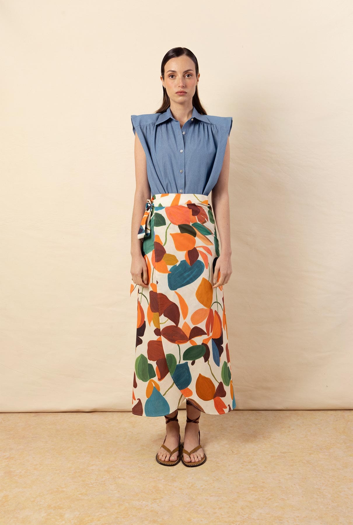 Falda Pareo tropical