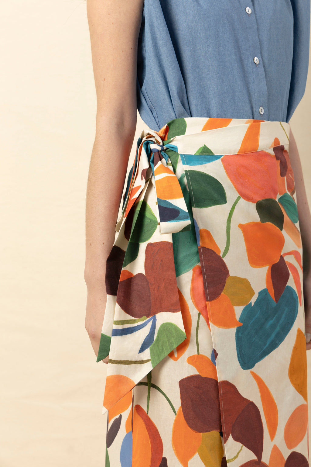 Falda Pareo tropical