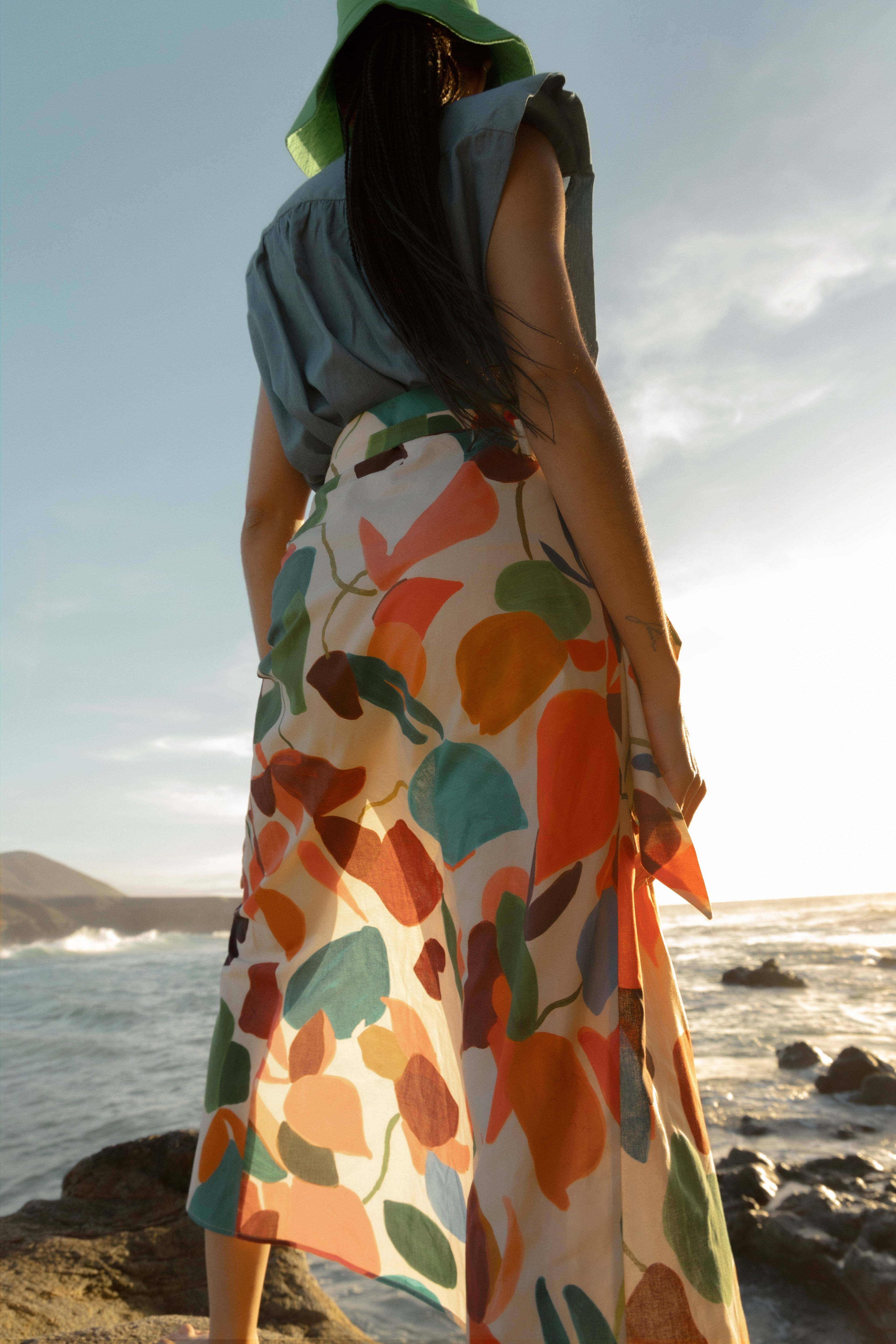 Falda Pareo tropical