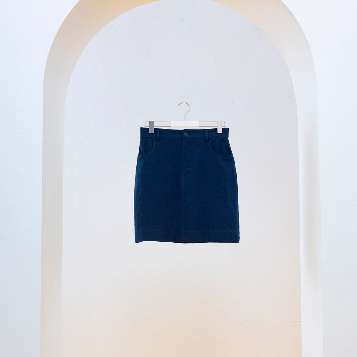FALDA VAQUERA ALBA AZUL