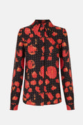 Fernanda Red Printed Shirt