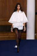 Flounce White Shirt