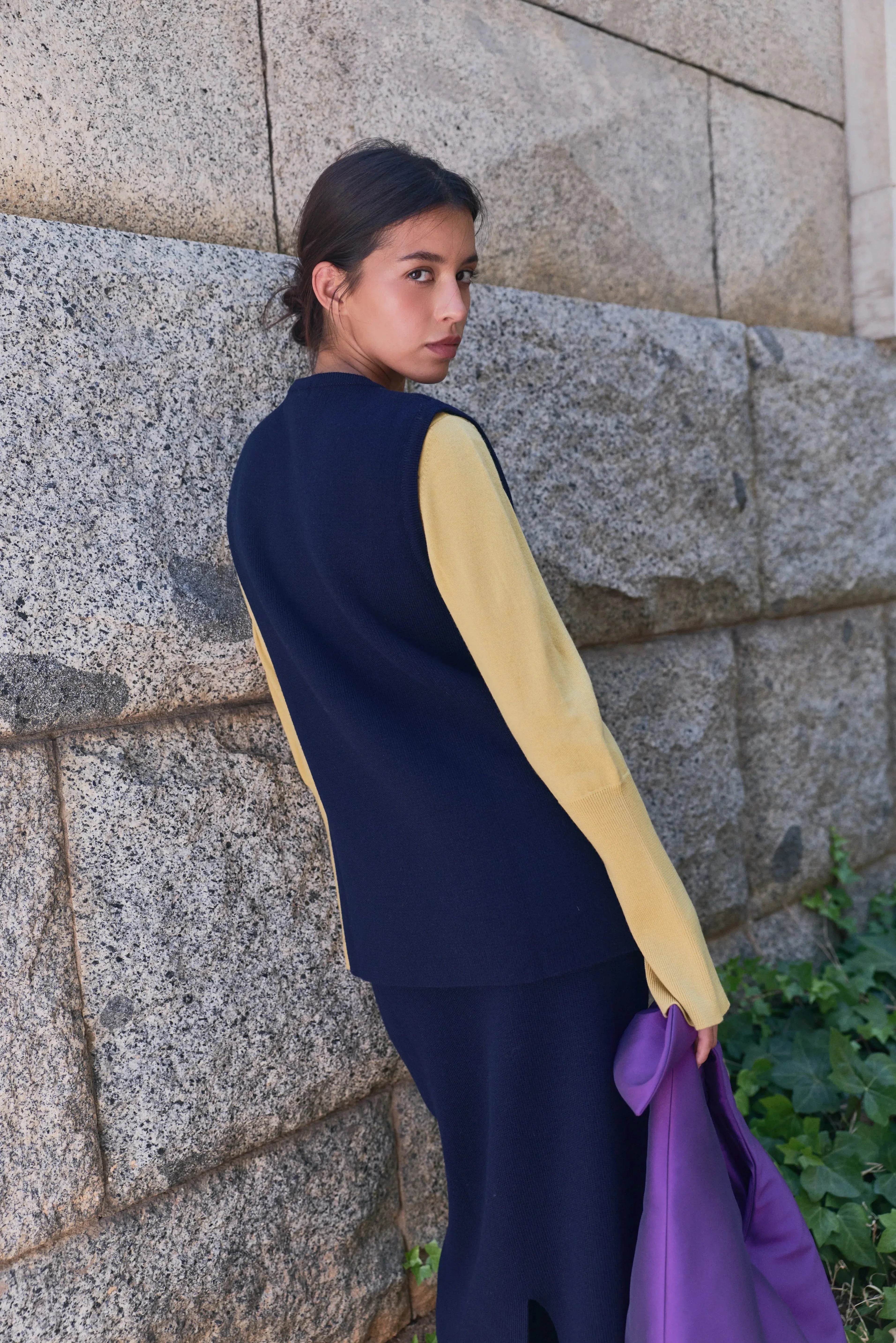 Ginebra Skirt Navy