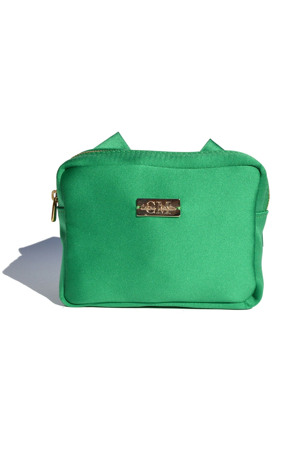 Green Satin Pulseta with Bow
