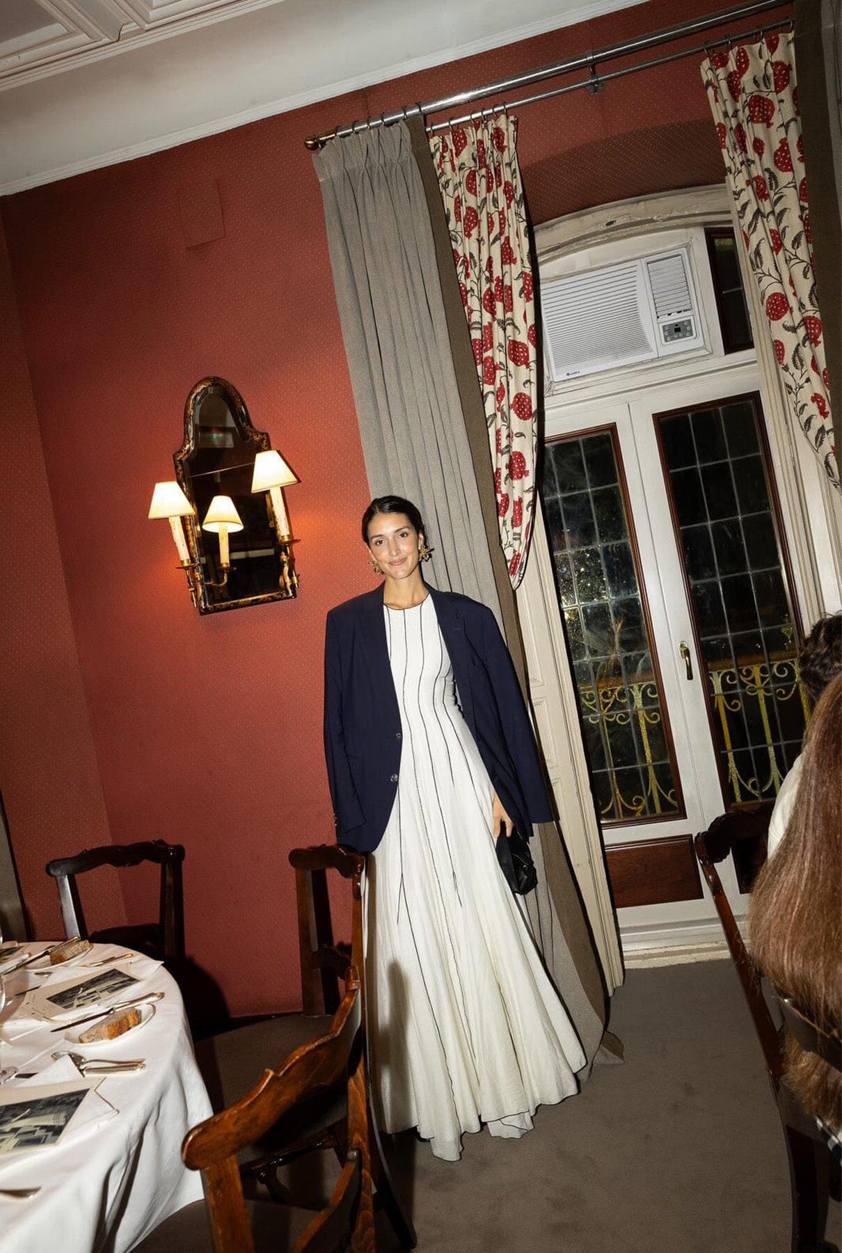 Jeneva white satin dress