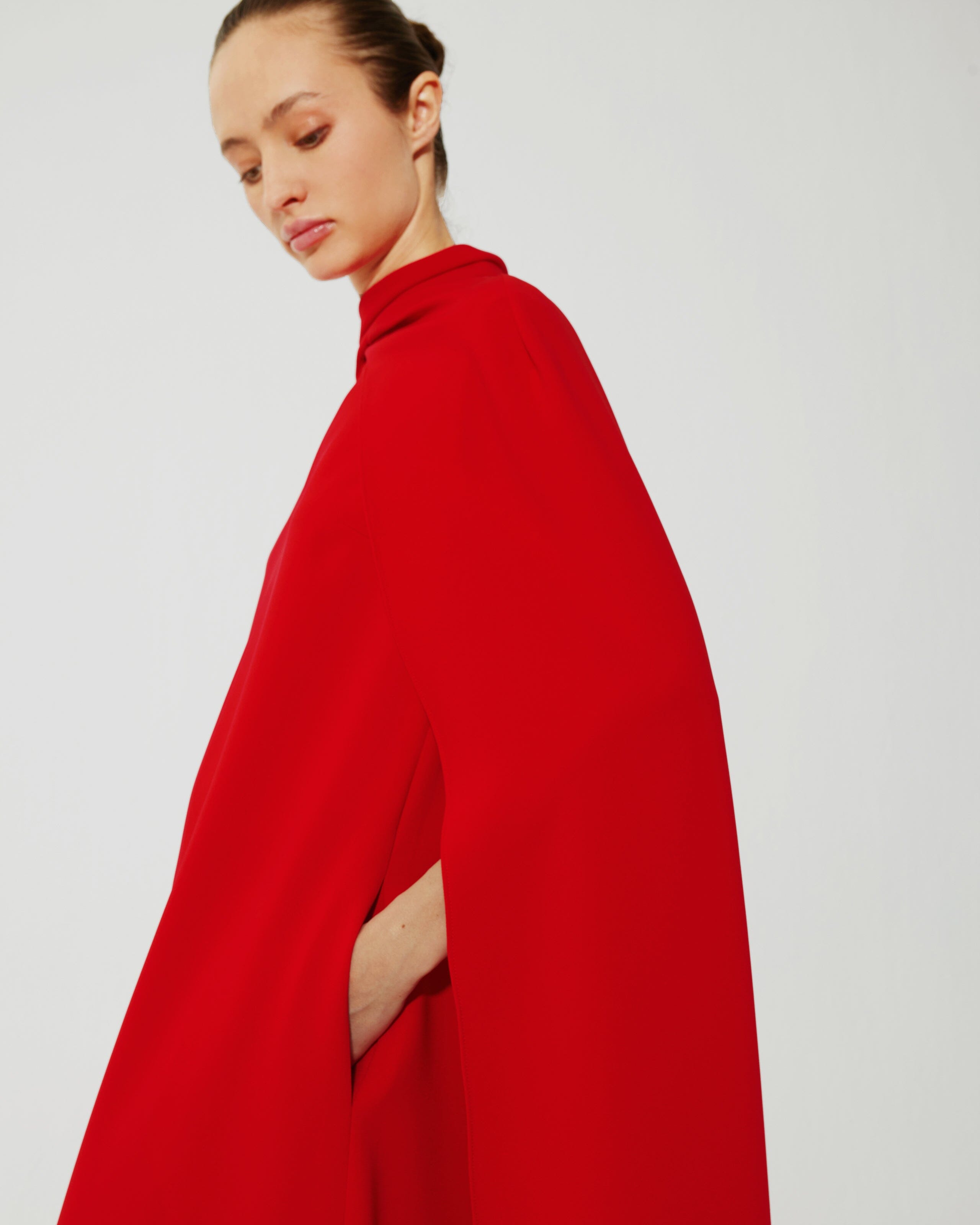 Long crepe dress