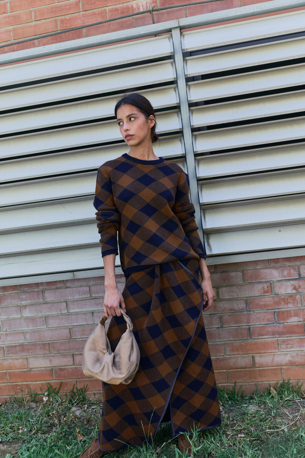 Lupe Skirt Argyle