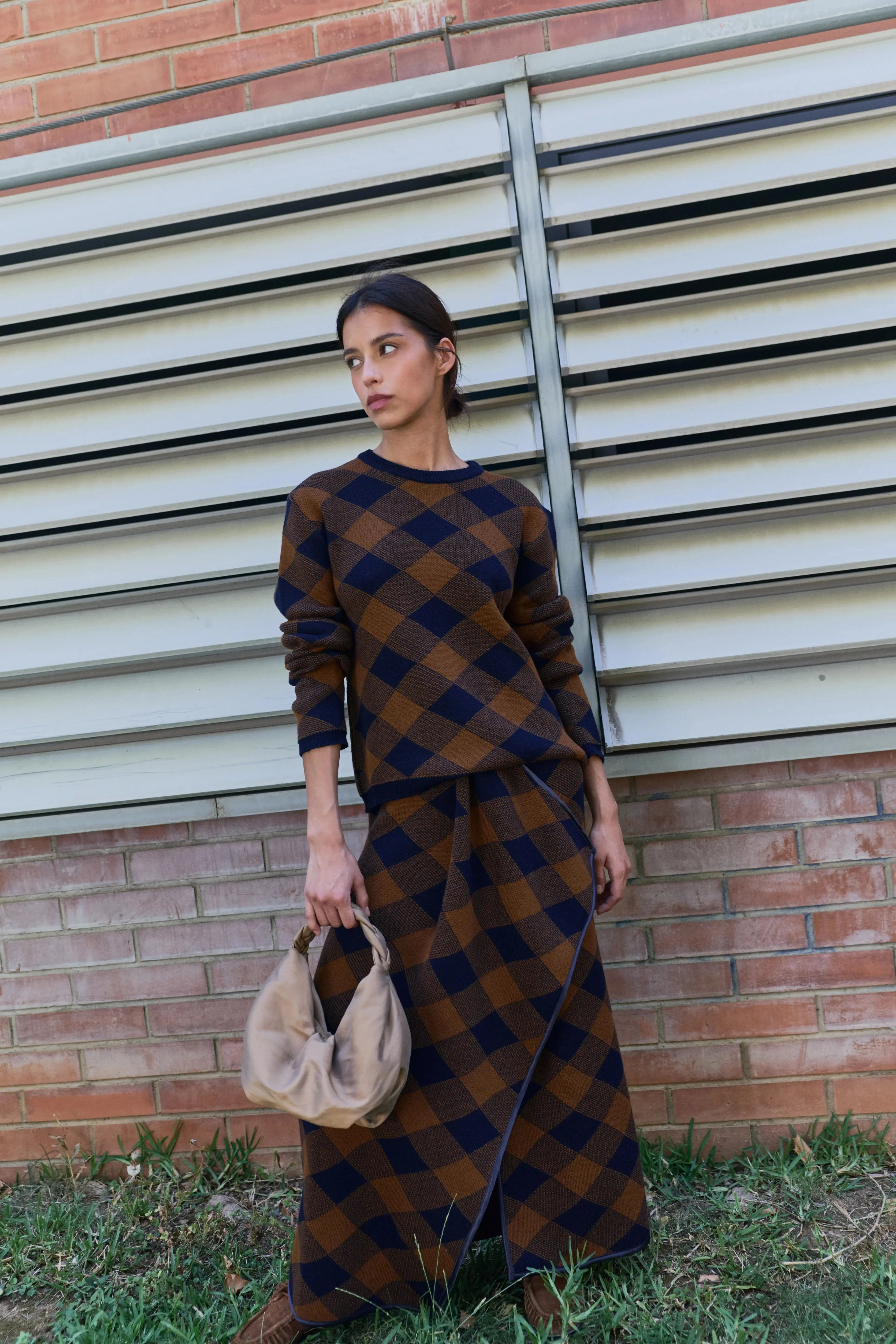 Lupe Skirt Argyle