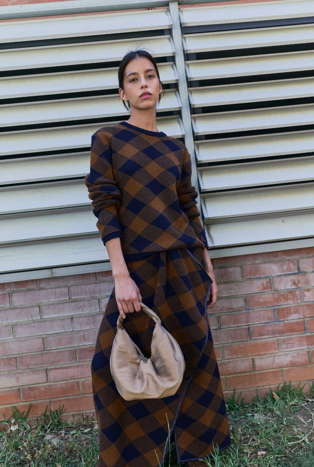 Lupe Skirt Argyle