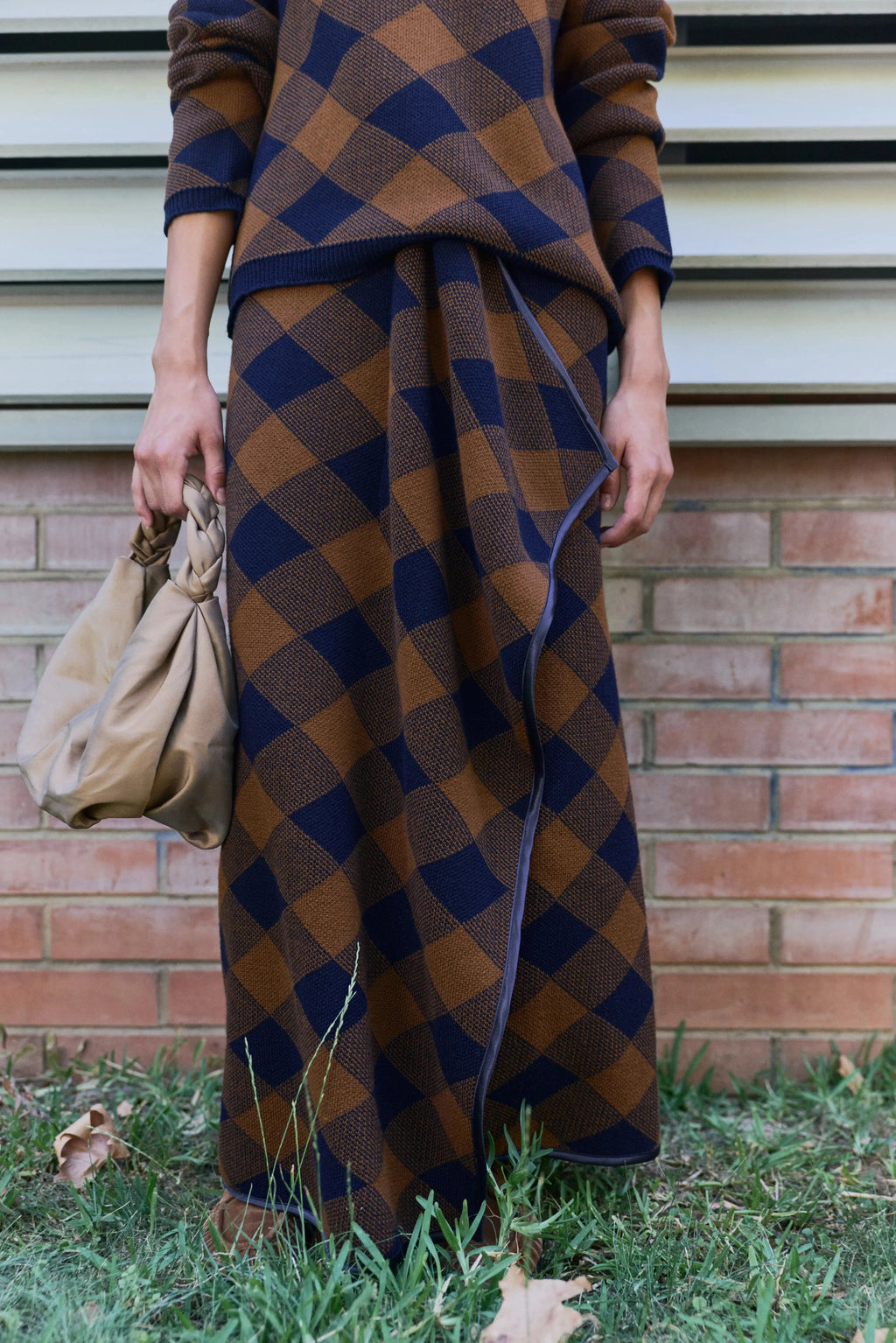Lupe Skirt Argyle