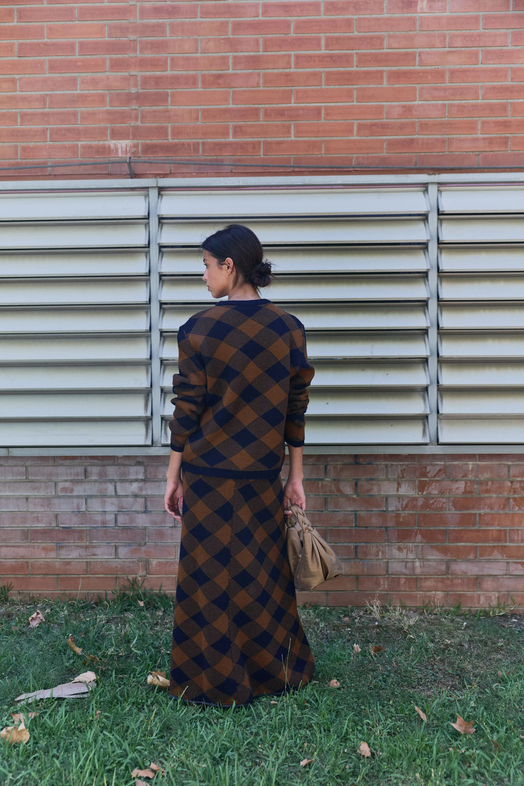 Lupe Skirt Argyle