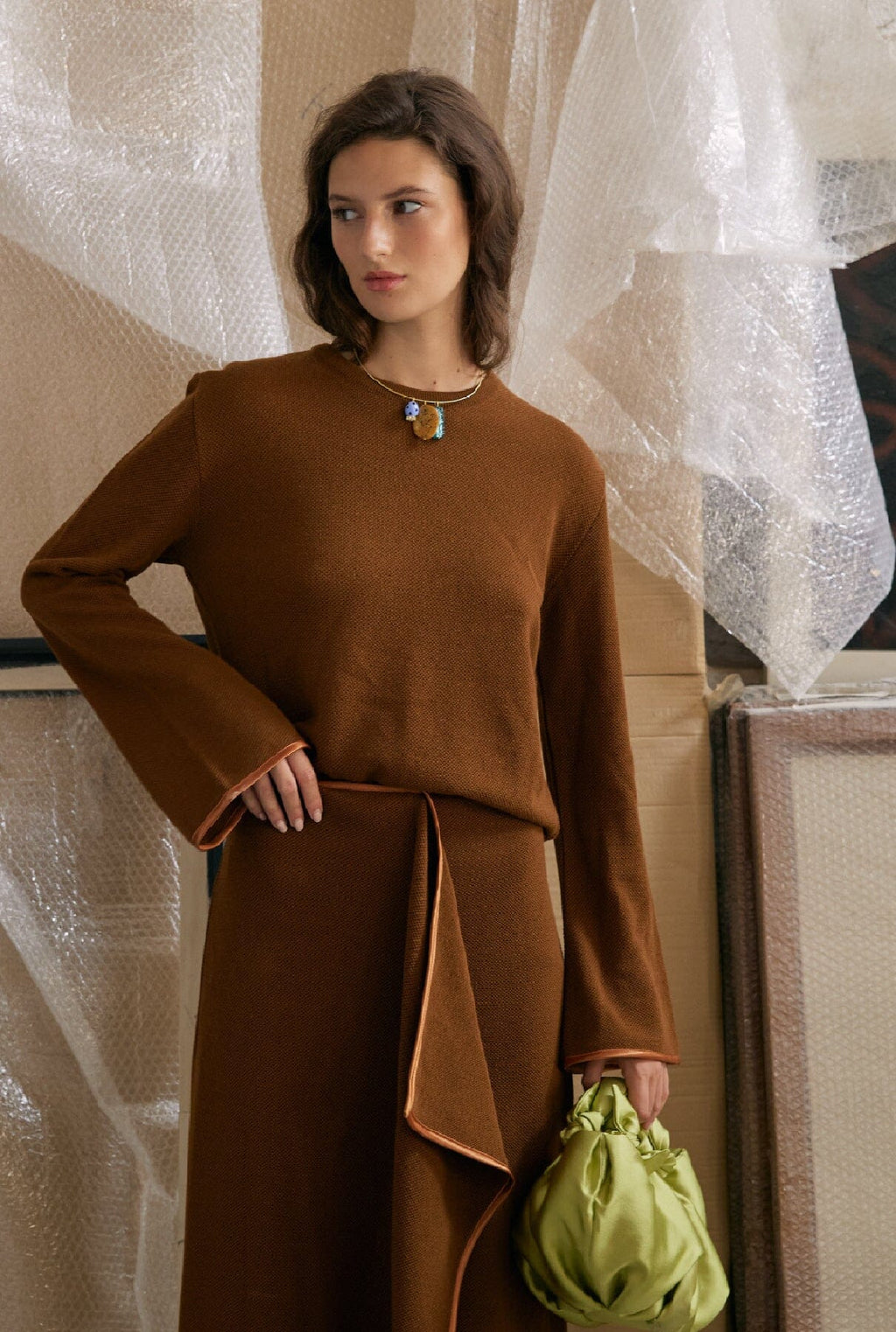 Lupe Skirt Brown