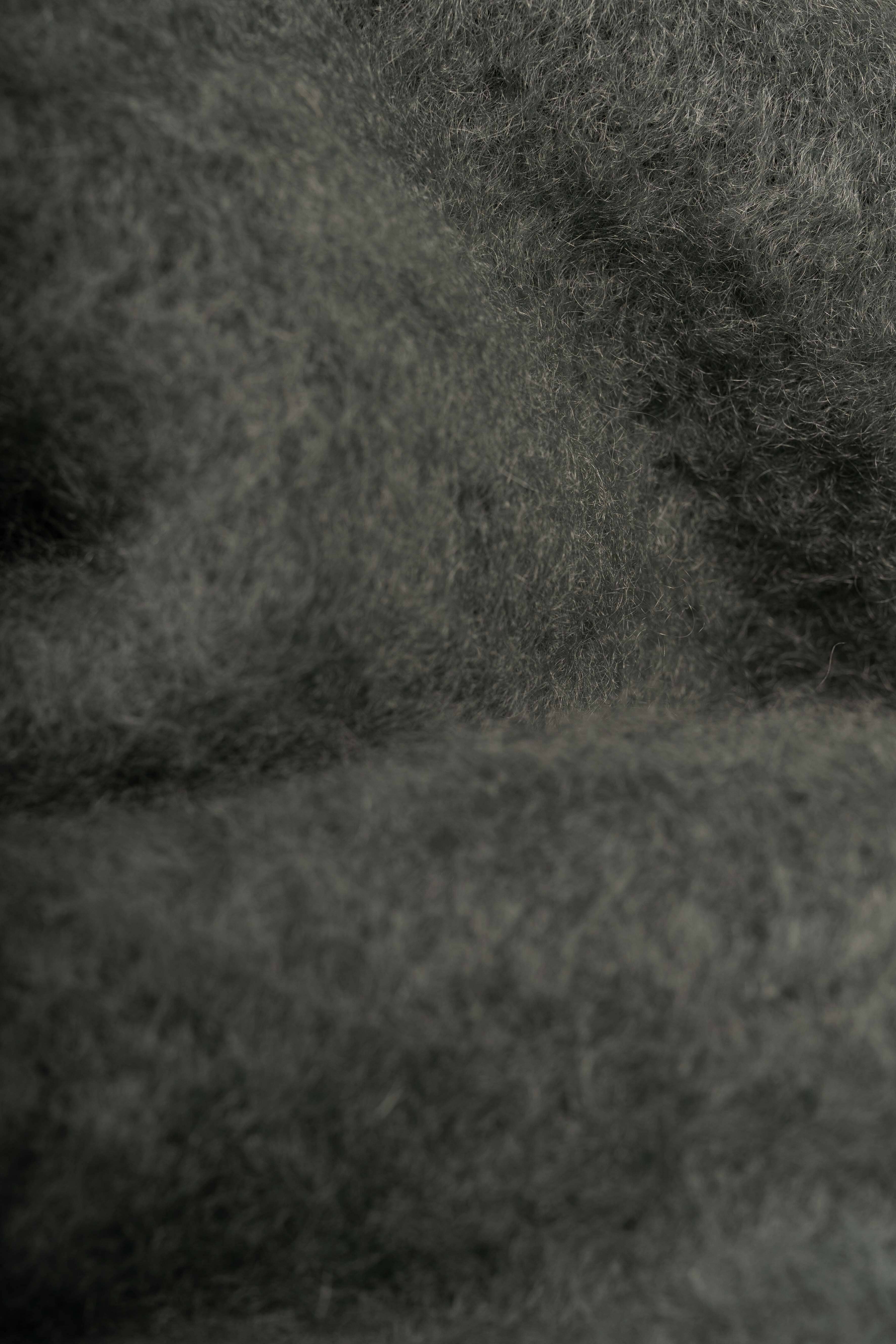 Moss Green Mohair Scarf