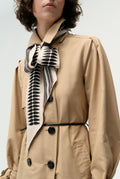 Nolita Leaf scarf white