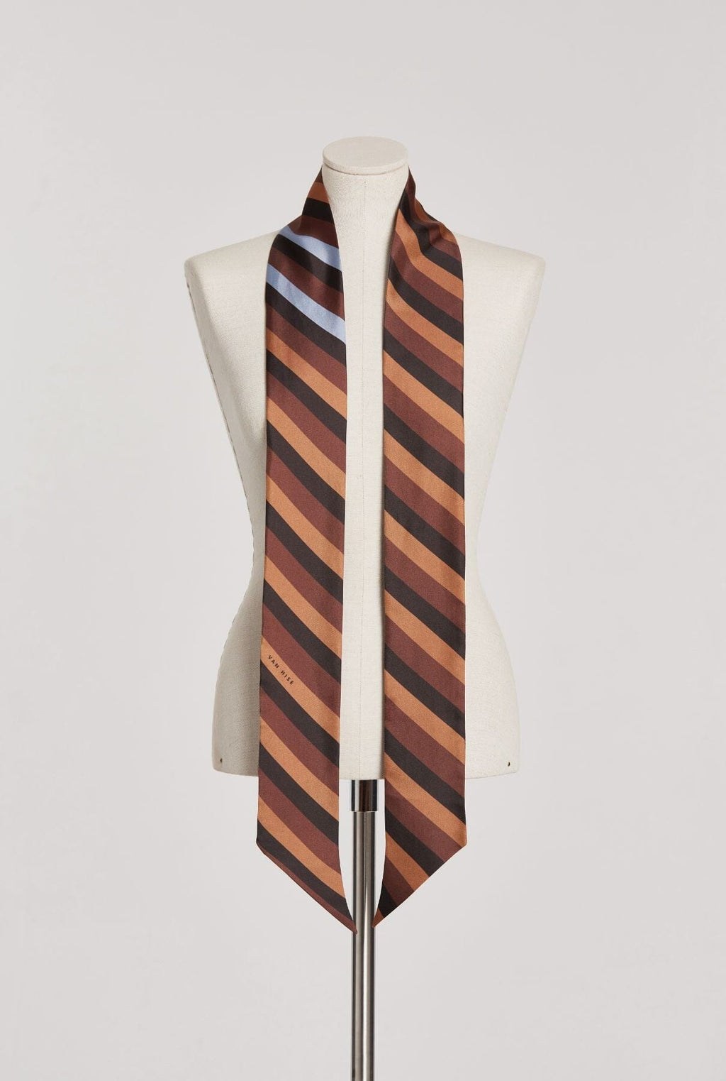Nolita Stripe scarf cognac